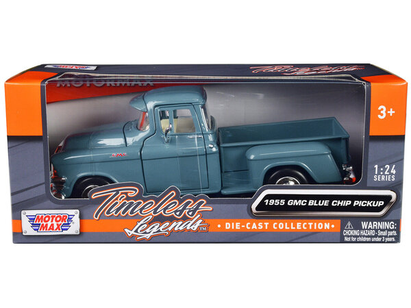 GMC GMC Blue Chip Pick-Up 1955 - 1:24 - Motor Max GMC GMC Blue Chip Pick-Up 1955 - 1:24 - Motor Max