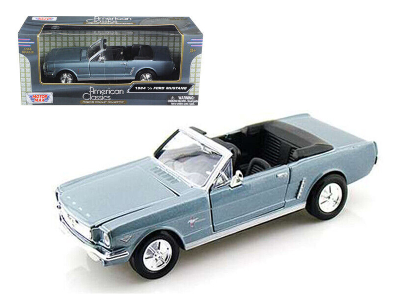 Ford Ford Mustang Convertible 1964 - 1:24 - Motor Max Ford Ford Mustang Convertible 1964 - 1:24 - Motor Max