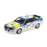 Audi Audi Quattro Audi Sport Sweden #4 Winners International Swedish Rally 1982 - 1:18 - Minichamps Audi Audi Quattro Audi Sport Sweden #4 Winners International Swedish Rally 1982 - 1:18 - Minichamps