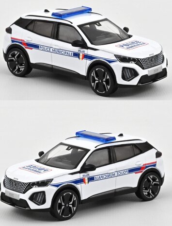 Peugeot Peugeot 2008 GT 2024 Police Municipale - 1:43 - Norev Peugeot Peugeot 2008 GT 2024 Police Municipale - 1:43 - Norev