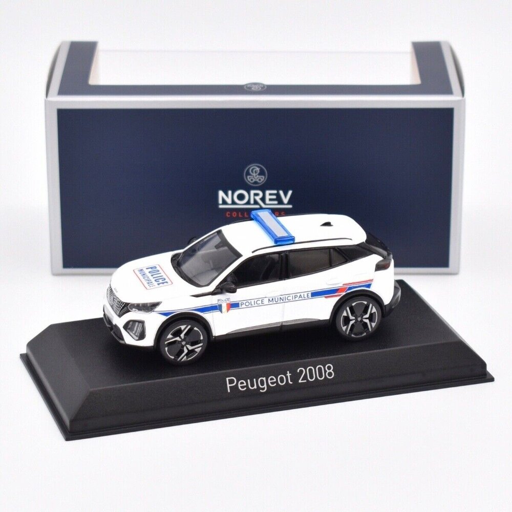 Peugeot Peugeot 2008 GT 2024 Police Municipale - 1:43 - Norev Peugeot Peugeot 2008 GT 2024 Police Municipale - 1:43 - Norev