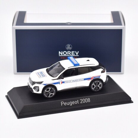 Peugeot Peugeot 2008 GT 2024 Police Municipale - 1:43 - Norev Peugeot Peugeot 2008 GT 2024 Police Municipale - 1:43 - Norev