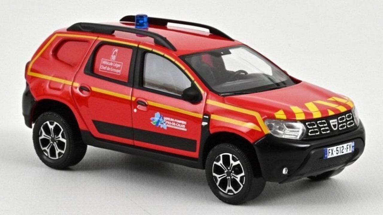 Dacia Dacia Duster 2020 Fire Department 'Pas de Calais' - 1:43 - Norev Dacia Dacia Duster 2020 Fire Department 'Pas de Calais' - 1:43 - Norev