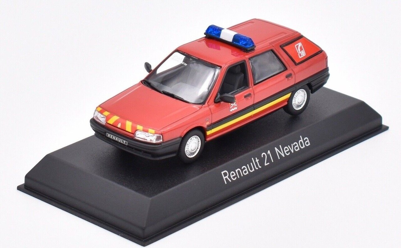 Renault Renault 21 Nevada 1991 Fire Department - 1:43 - Norev