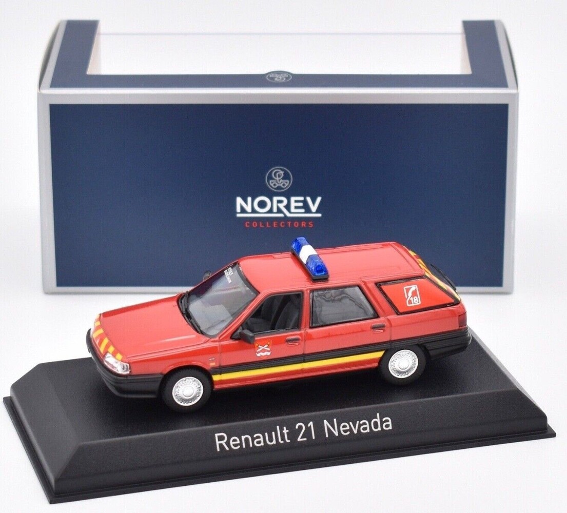 Renault Renault 21 Nevada 1991 Fire Department - 1:43 - Norev