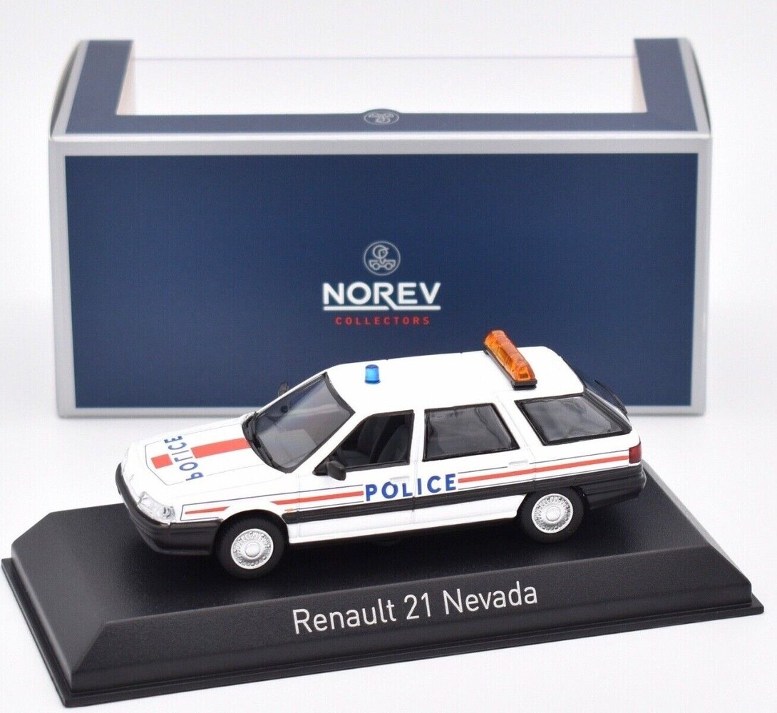 Renault Renault 21 Nevada 1989 Police Nationale - 1:43 - Norev Renault Renault 21 Nevada 1989 Police Nationale - 1:43 - Norev