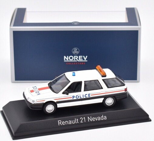 Renault Renault 21 Nevada 1989 Police Nationale - 1:43 - Norev Renault Renault 21 Nevada 1989 Police Nationale - 1:43 - Norev