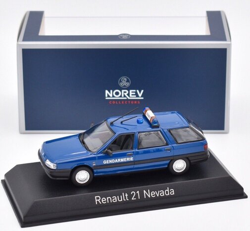 Renault Renault 21 Nevada 1994 Gendarmerie - 1:43 - Norev Renault Renault 21 Nevada 1994 Gendarmerie - 1:43 - Norev