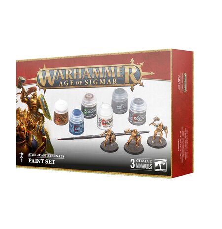 Games workshop Warhammer Age Of Sigmar - Stormcast Eternals: Paint Set - Games workshop Games workshop Warhammer Age Of Sigmar - Stormcast Eternals: Paint Set - Games workshop