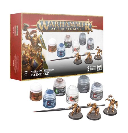 Games workshop Warhammer Age Of Sigmar - Stormcast Eternals: Paint Set - Games workshop Games workshop Warhammer Age Of Sigmar - Stormcast Eternals: Paint Set - Games workshop