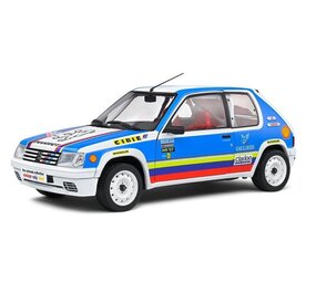 Peugeot Peugeot 205 1.9 Rally Schwab Collection 1990 - 1:18 - Solido Peugeot Peugeot 205 1.9 Rally Schwab Collection 1990 - 1:18 - Solido
