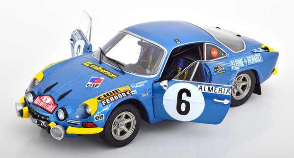 Alpine Alpine A110 1600S #6 Rally Monte Carlo 1972 (Night Version) - 1:18 - Solido