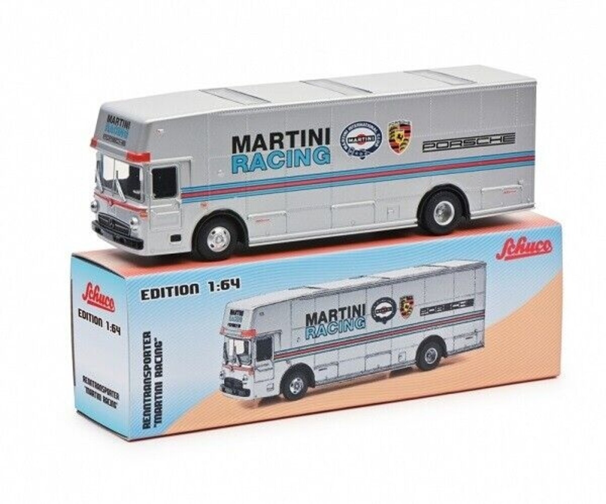 Mercedes-Benz Mercedes-Benz Renntransporter ''Martini Racing'' - 1:64 - Schuco Mercedes-Benz Mercedes-Benz Renntransporter ''Martini Racing'' - 1:64 - Schuco