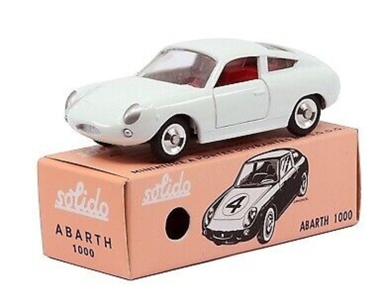 Fiat Fiat Abarth 1000 1962 - 1:43 - Solido Fiat Fiat Abarth 1000 1962 - 1:43 - Solido
