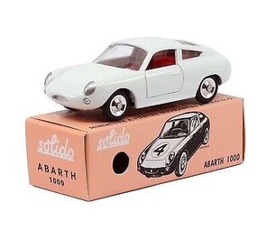 Fiat Fiat Abarth 1000 1962 - 1:43 - Solido Fiat Fiat Abarth 1000 1962 - 1:43 - Solido