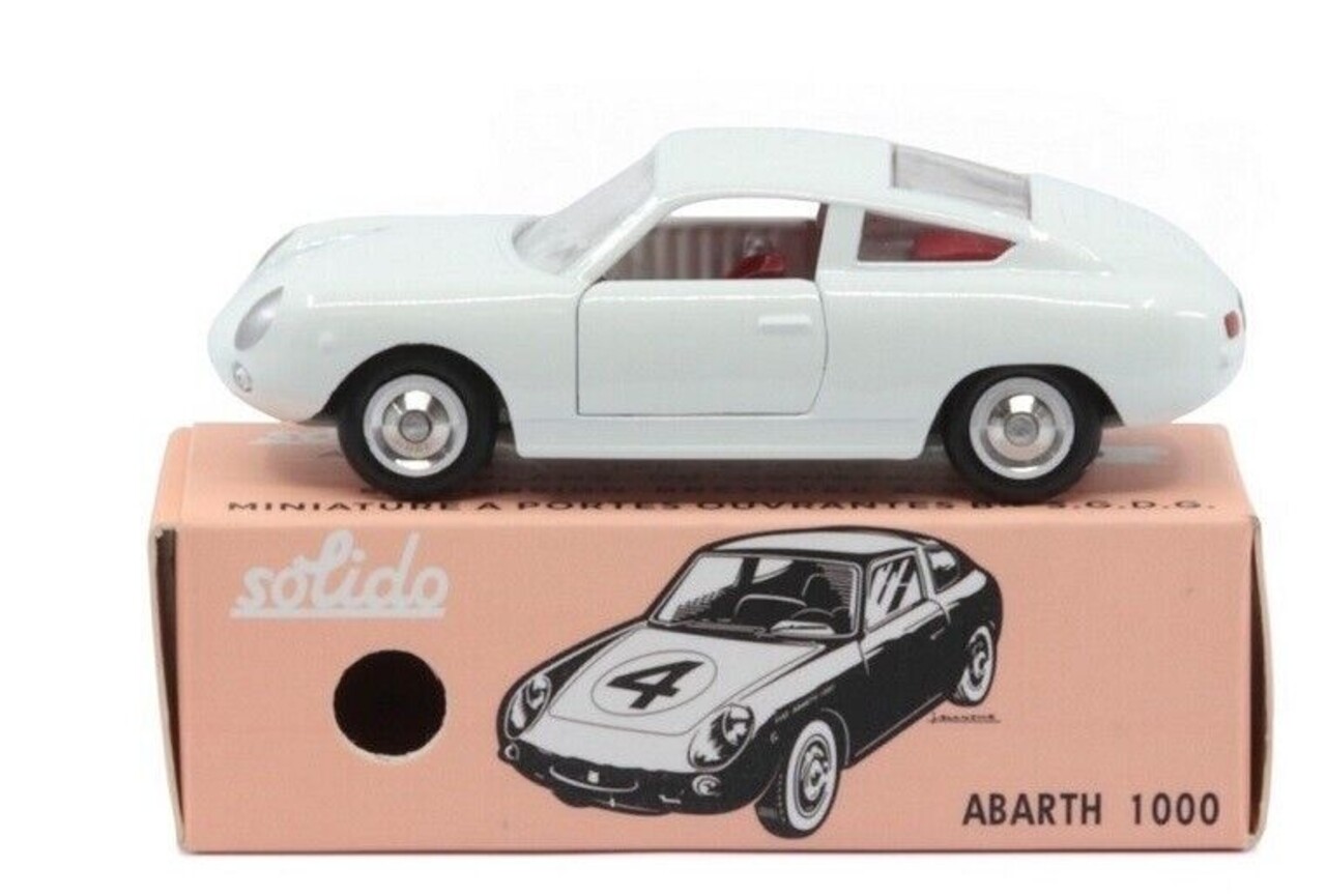 Fiat Fiat Abarth 1000 1962 - 1:43 - Solido Fiat Fiat Abarth 1000 1962 - 1:43 - Solido
