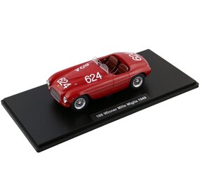 Ferrari Ferrari 166 Winner Mille Miglia #624 1949 - 1:18 - KK Scale Ferrari Ferrari 166 Winner Mille Miglia #624 1949 - 1:18 - KK Scale