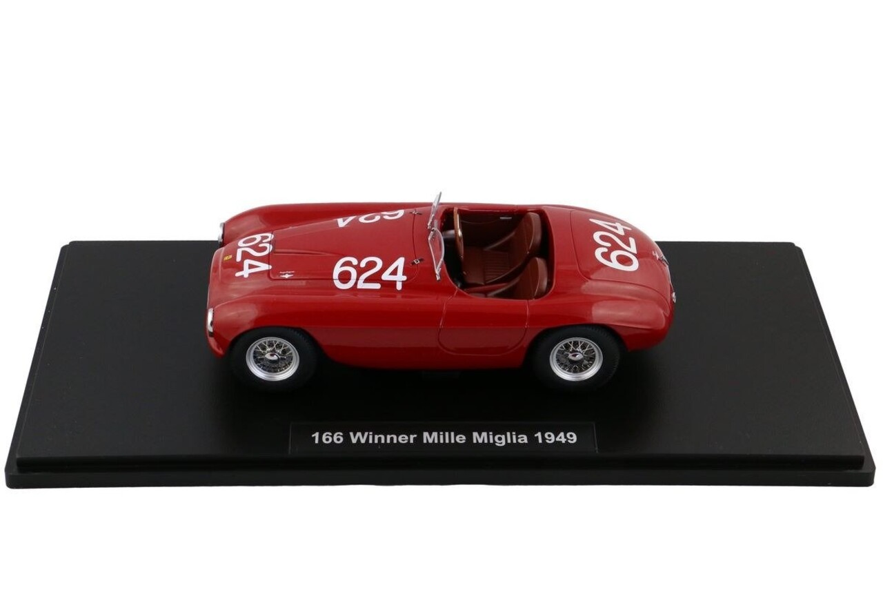 Ferrari Ferrari 166 Winner Mille Miglia #624 1949 - 1:18 - KK Scale Ferrari Ferrari 166 Winner Mille Miglia #624 1949 - 1:18 - KK Scale