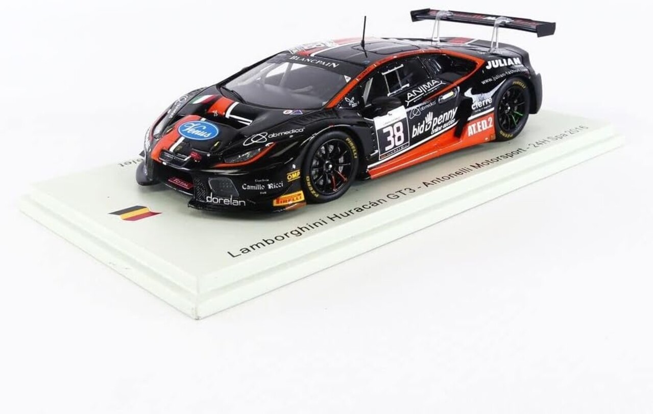 Lamborghini Lamborghini Huracán GT3 Antonelli Motorsport 24H Spa 2016 - 1:43 - Spark Lamborghini Lamborghini Huracán GT3 Antonelli Motorsport 24H Spa 2016 - 1:43 - Spark