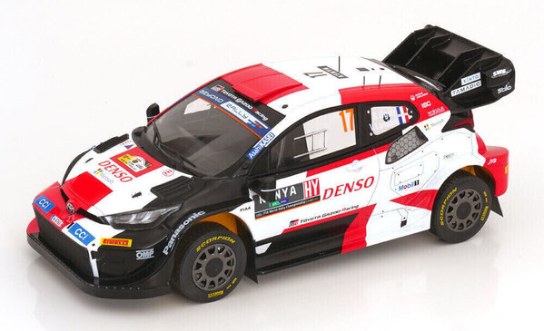 Toyota Toyota GR Yaris Rally1 Hybrid #17 Rally WM Safari Rally 2023 - 1:18 - IXO Models Toyota Toyota GR Yaris Rally1 Hybrid #17 Rally WM Safari Rally 2023 - 1:18 - IXO Models