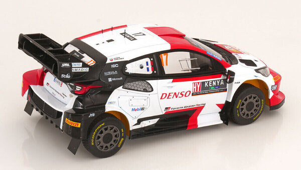 Toyota Toyota GR Yaris Rally1 Hybrid #17 Rally WM Safari Rally 2023 - 1:18 - IXO Models Toyota Toyota GR Yaris Rally1 Hybrid #17 Rally WM Safari Rally 2023 - 1:18 - IXO Models