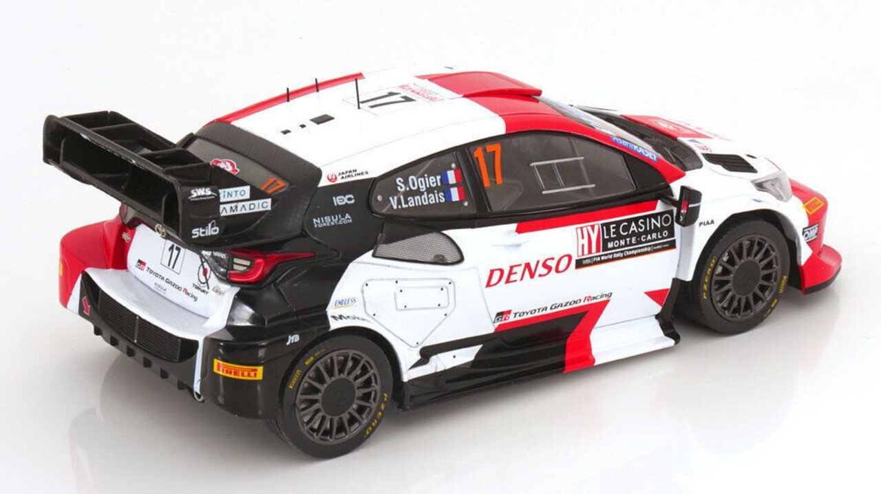 Toyota Toyota GR Yaris Rally1 Hybrid #17 Rally WM Rally Monte Carlo 2023 - 1:18 - IXO Models Toyota Toyota GR Yaris Rally1 Hybrid #17 Rally WM Rally Monte Carlo 2023 - 1:18 - IXO Models