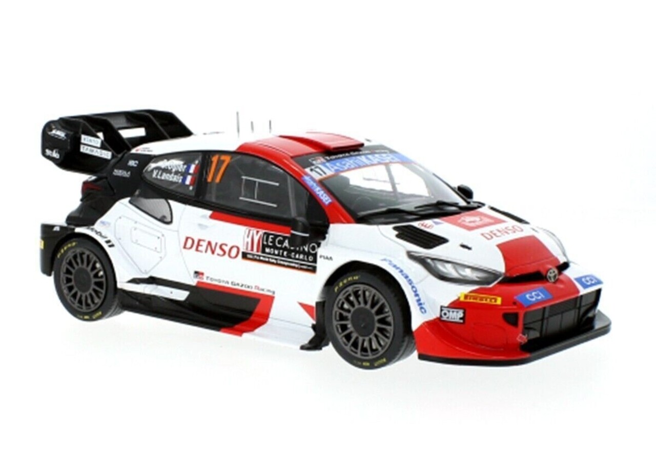 Toyota Toyota GR Yaris Rally1 Hybrid #17 Rally WM Rally Monte Carlo 2023 - 1:18 - IXO Models Toyota Toyota GR Yaris Rally1 Hybrid #17 Rally WM Rally Monte Carlo 2023 - 1:18 - IXO Models