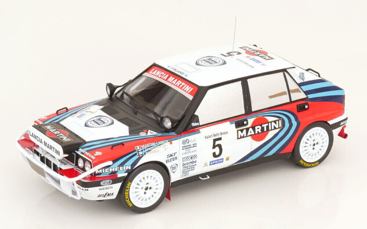 Lancia Lancia Delta Integrale 16V #5 Martini Rally WM Safari Rally 1990 - 1:18 - IXO Models Lancia Lancia Delta Integrale 16V #5 Martini Rally WM Safari Rally 1990 - 1:18 - IXO Models