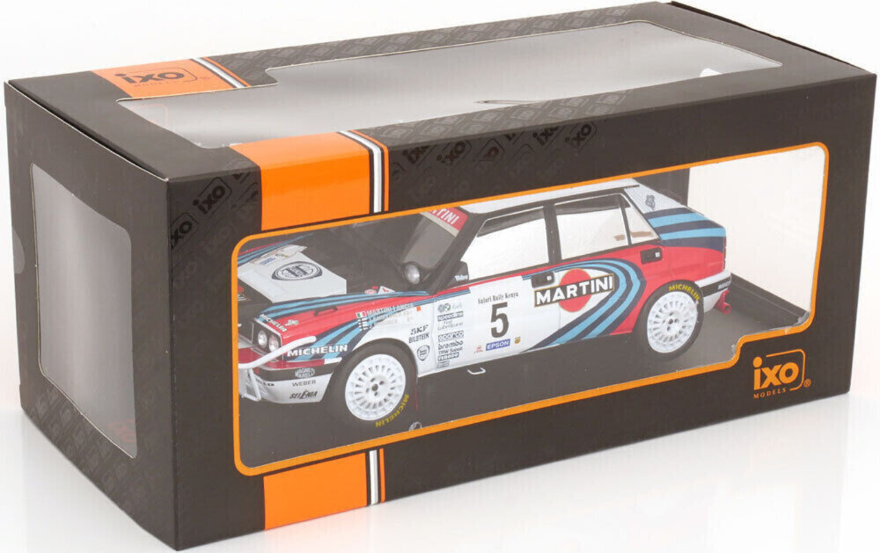 Lancia Lancia Delta Integrale 16V #5 Martini Rally WM Safari Rally 1990 - 1:18 - IXO Models Lancia Lancia Delta Integrale 16V #5 Martini Rally WM Safari Rally 1990 - 1:18 - IXO Models