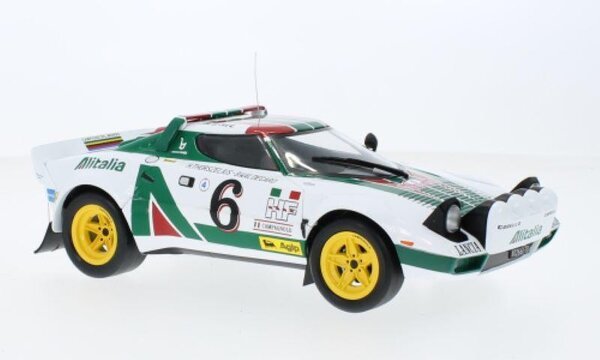 Lancia Lancia Stratos HF #6 Alitalia Rally WM Rally MonteCarlo 1976 - 1:18 - IXO Models Lancia Lancia Stratos HF #6 Alitalia Rally WM Rally MonteCarlo 1976 - 1:18 - IXO Models