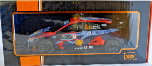 Hyundai Hyundai i20 N Rally 1 #6 RallyWM Rally Monte Carlo 2023 - 1:18 - IXO Models