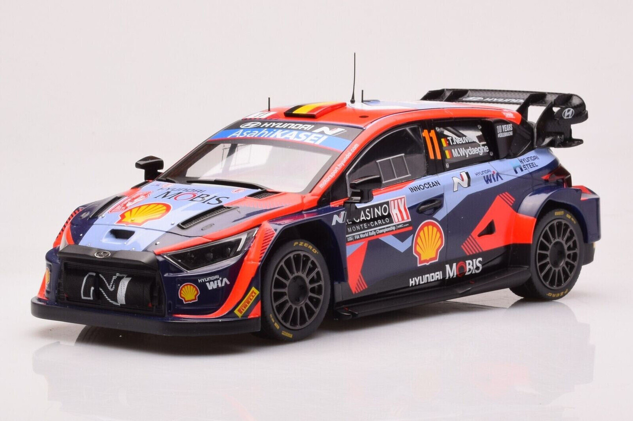 Hyundai Hyundai i20 N Rally 1 #11 RallyWM Rally Monte Carlo 2023 - 1:18 - IXO Models