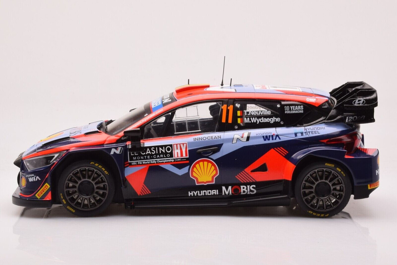 Hyundai Hyundai i20 N Rally 1 #11 RallyWM Rally Monte Carlo 2023 - 1:18 - IXO Models