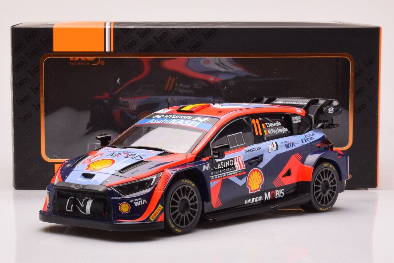 Hyundai Hyundai i20 N Rally 1 #11 RallyWM Rally Monte Carlo 2023 - 1:18 - IXO Models