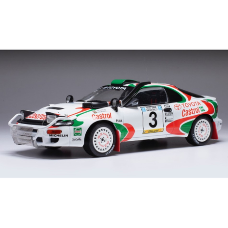 Toyota Toyota Celica Turbo 4WD #3 (ST185) Castrol Rally WM Safari Rally 1993 - 1:18 - IXO Models