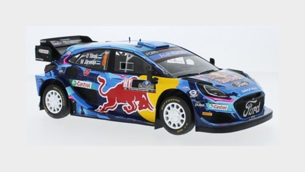 Ford Ford Puma Rally 1 #8 Red Bull Rally WM Rally Sweden 2023  - 1:18 - IXO Models Ford Ford Puma Rally 1 #8 Red Bull Rally WM Rally Sweden 2023  - 1:18 - IXO Models