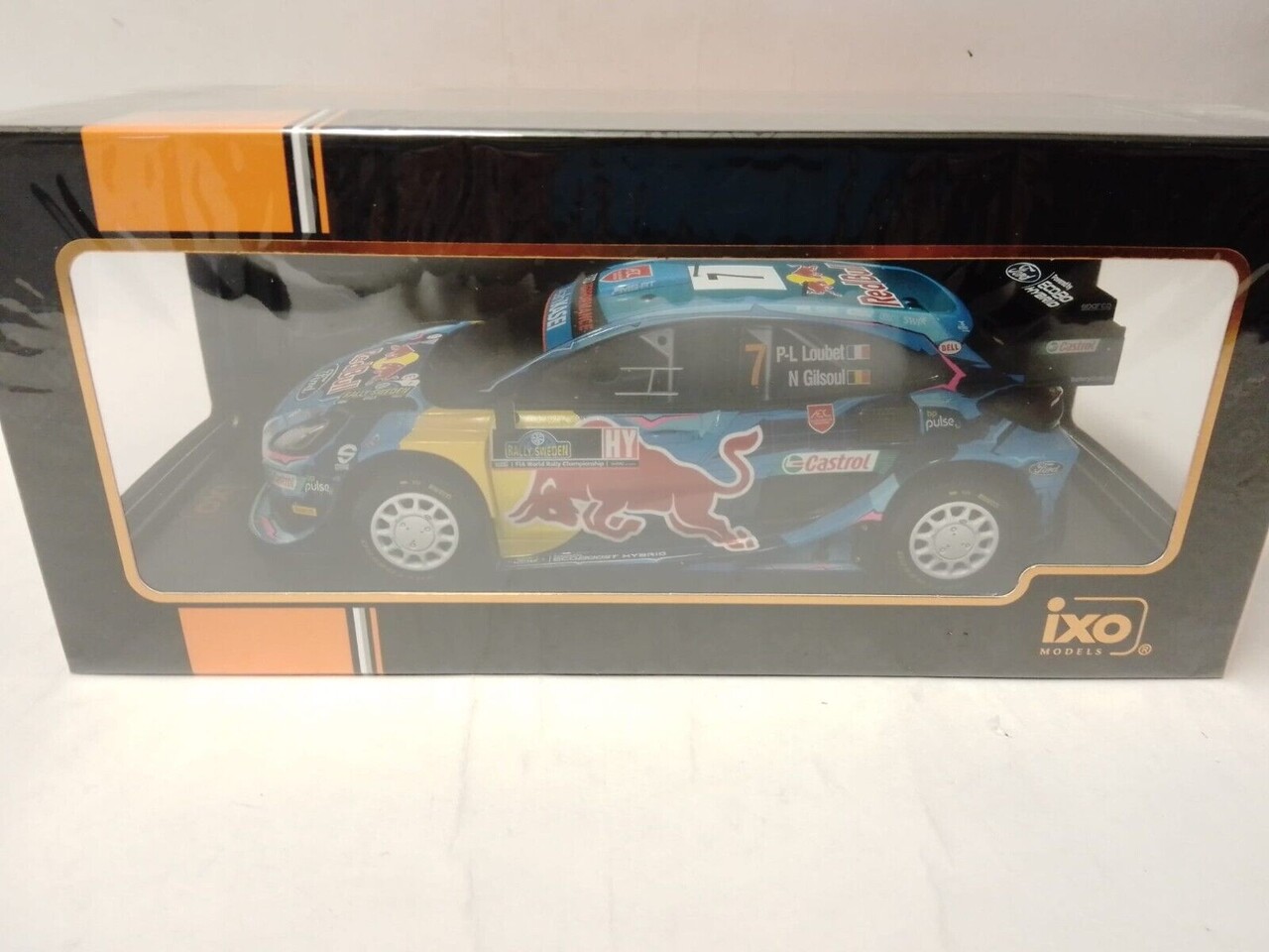 Ford Ford Puma Rally 1 #7 Red Bull Rally WM Rally Sweden 2023  - 1:18 - IXO Models