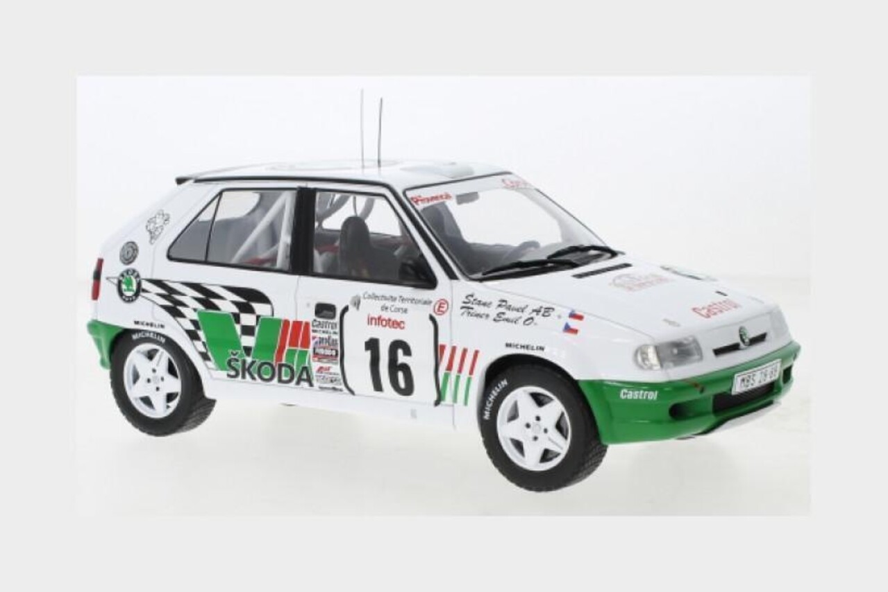 Skoda Skoda Felcia Kit Car #16 Rally WM Tour de Corse 1995 - 1:18 - IXO Models Skoda Skoda Felcia Kit Car #16 Rally WM Tour de Corse 1995 - 1:18 - IXO Models