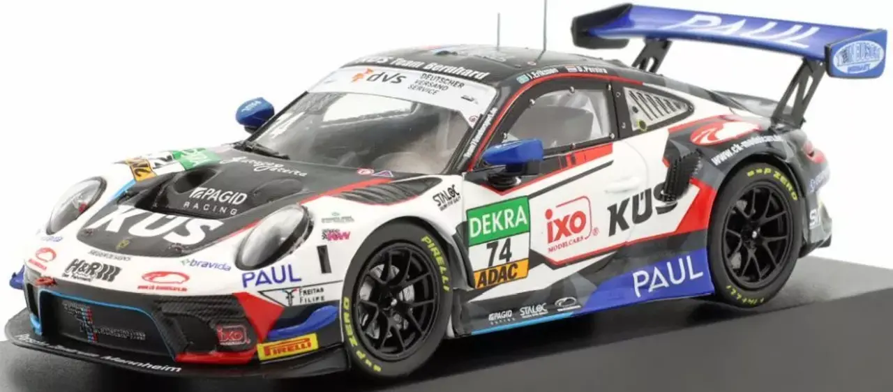 Porsche Porsche 911 GT3 R #74 Team Kus 75 Bernhard ADAC Gt-Masters 2021 - 1:43 - IXO Models Porsche Porsche 911 GT3 R #74 Team Kus 75 Bernhard ADAC Gt-Masters 2021 - 1:43 - IXO Models