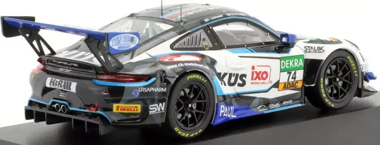 Porsche Porsche 911 GT3 R #74 Team Kus 75 Bernhard ADAC Gt-Masters 2021 - 1:43 - IXO Models Porsche Porsche 911 GT3 R #74 Team Kus 75 Bernhard ADAC Gt-Masters 2021 - 1:43 - IXO Models