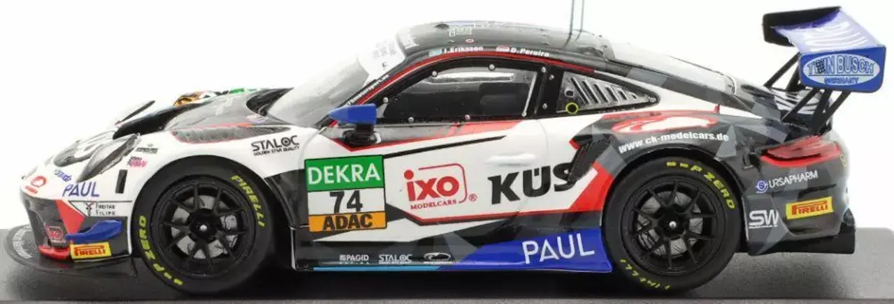 Porsche Porsche 911 GT3 R #74 Team Kus 75 Bernhard ADAC Gt-Masters 2021 - 1:43 - IXO Models Porsche Porsche 911 GT3 R #74 Team Kus 75 Bernhard ADAC Gt-Masters 2021 - 1:43 - IXO Models