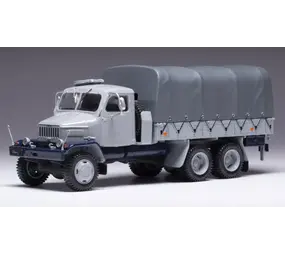 Praga Praga V3S 6WD Flatbed Platform Truck + Cover 1962   - 1:43 - IXO Models Praga Praga V3S 6WD Flatbed Platform Truck + Cover 1962   - 1:43 - IXO Models