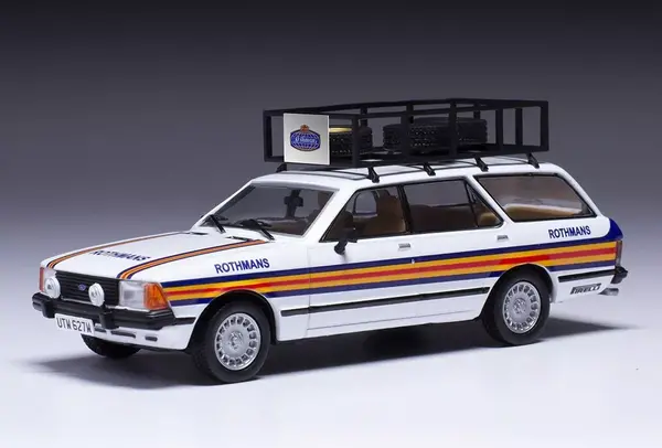 Ford Ford Granada MK II Turnier + Roof Rack + Spare Tires 1980  - 1:43 - IXO Models