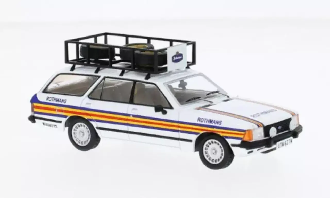 Ford Ford Granada MK II Turnier + Roof Rack + Spare Tires 1980  - 1:43 - IXO Models