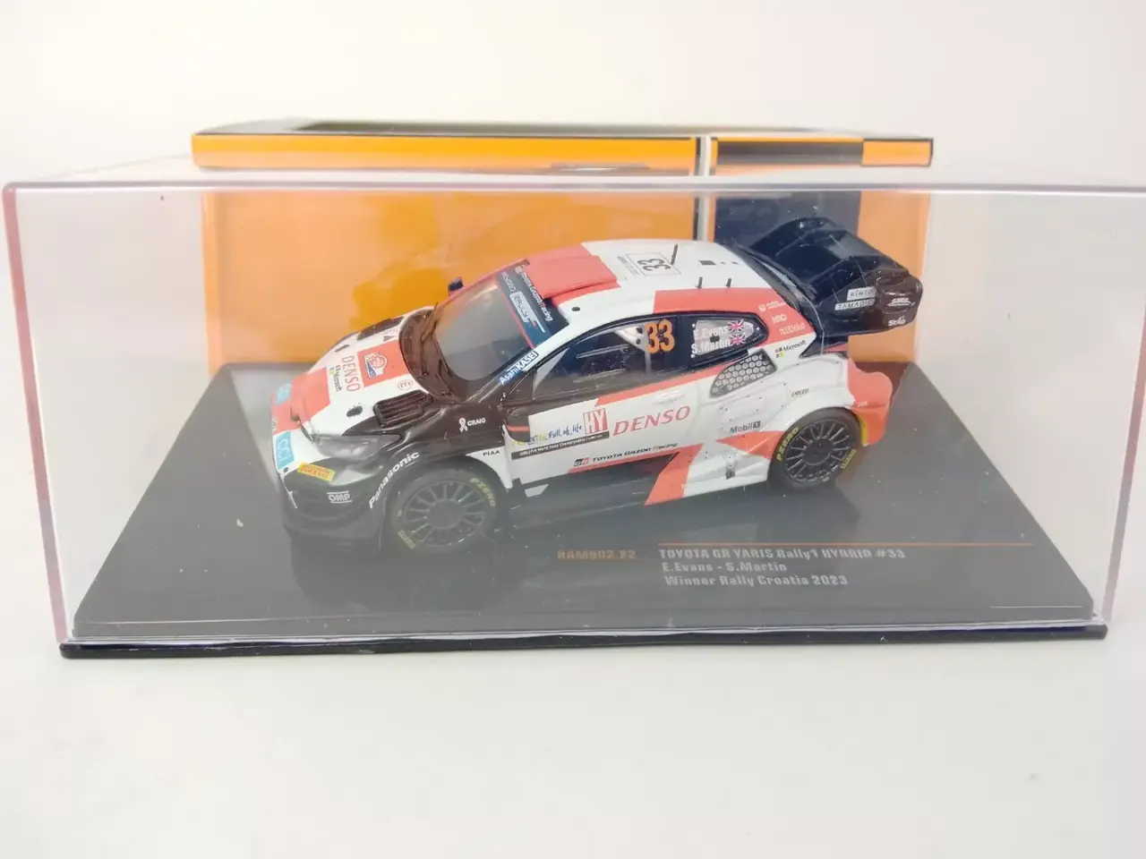 Toyota Toyota GR Yaris #33 Rally 1 Hybrid Rally WM Winner Rally Croatia 2023 - 1:43 - IXO Models Toyota Toyota GR Yaris #33 Rally 1 Hybrid Rally WM Winner Rally Croatia 2023 - 1:43 - IXO Models