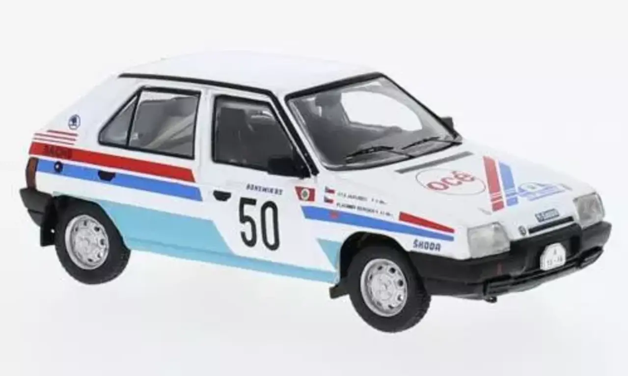 Skoda Skoda Favorit 136L #50 Rally Bohemia 1989 - 1:43 - IXO Models Skoda Skoda Favorit 136L #50 Rally Bohemia 1989 - 1:43 - IXO Models