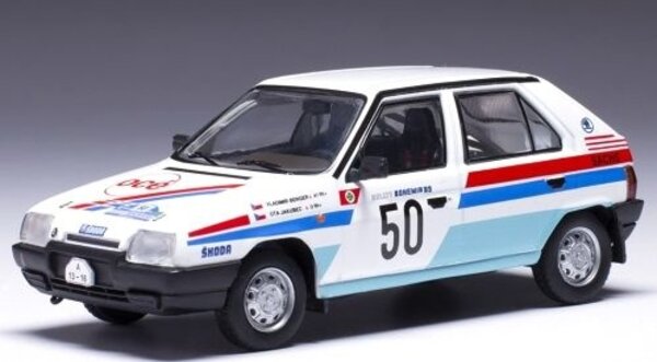 Skoda Skoda Favorit 136L #50 Rally Bohemia 1989 - 1:43 - IXO Models Skoda Skoda Favorit 136L #50 Rally Bohemia 1989 - 1:43 - IXO Models