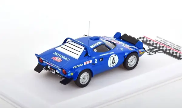 Lancia Lancia Stratos HF #4 Winner Rally Monte Carlo 1979 (Night Version) + 2x Figure - 1:43 - IXO Models Lancia Lancia Stratos HF #4 Winner Rally Monte Carlo 1979 (Night Version) + 2x Figure - 1:43 - IXO Models