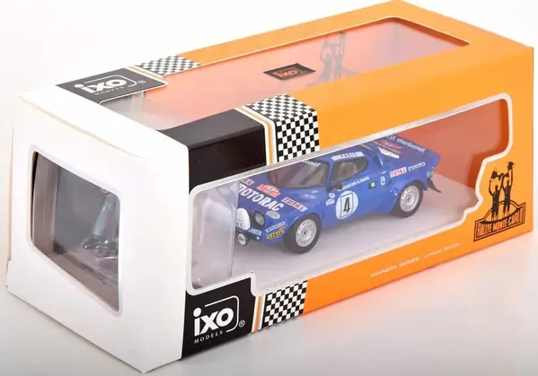 Lancia Lancia Stratos HF #4 Winner Rally Monte Carlo 1979 (Night Version) + 2x Figure - 1:43 - IXO Models Lancia Lancia Stratos HF #4 Winner Rally Monte Carlo 1979 (Night Version) + 2x Figure - 1:43 - IXO Models
