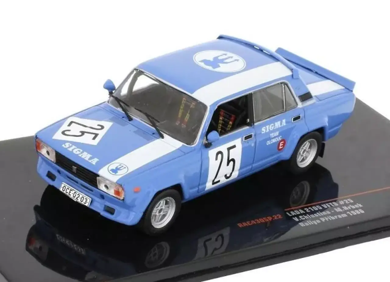 Lada Lada 2105 VFTS #25 Rally Pribram (CZ) 1986 - 1:43 - IXO Models